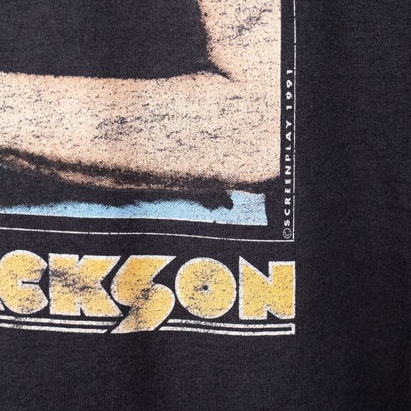 Vintage 1991 Alan Jackson Don't Rock the Jukebox Concert T-Shirt USA Made XXL - Picture 3 of 6
